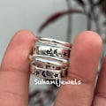 Celestial Sterling Silver Ring Set | Star Moon Stackable Bands