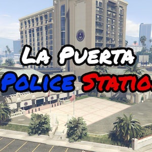 Commissariat de police FiveM La Puerta MLO | Intérieur réaliste de l&#39;application de la loi RP | Carte de jeu de rôle de la police pour GTA V | Prison et intérieur de prison