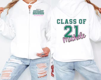 Custom Logo Zip up Hoodie | Corner Pocket design | Back of hoodie Design