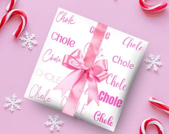 Custom Wrapping Paper, Birthday, Christmas personalized Gift Wrap