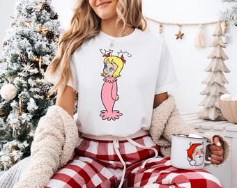 Cindy Lou Who Christmas Cotton Tee, Family Matching Shirt