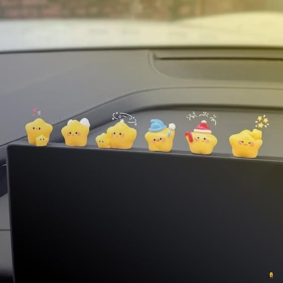 Cute Star Car Dashboard Decor – Kawaii