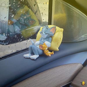 Cartoon Decoration Tom Cat Jerry Mouse Cat Ornament Cute