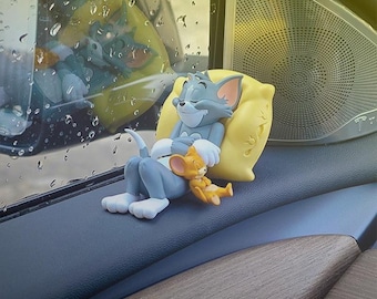 Cartoon Decoration Tom Cat Jerry Mouse Cat Ornament Cute