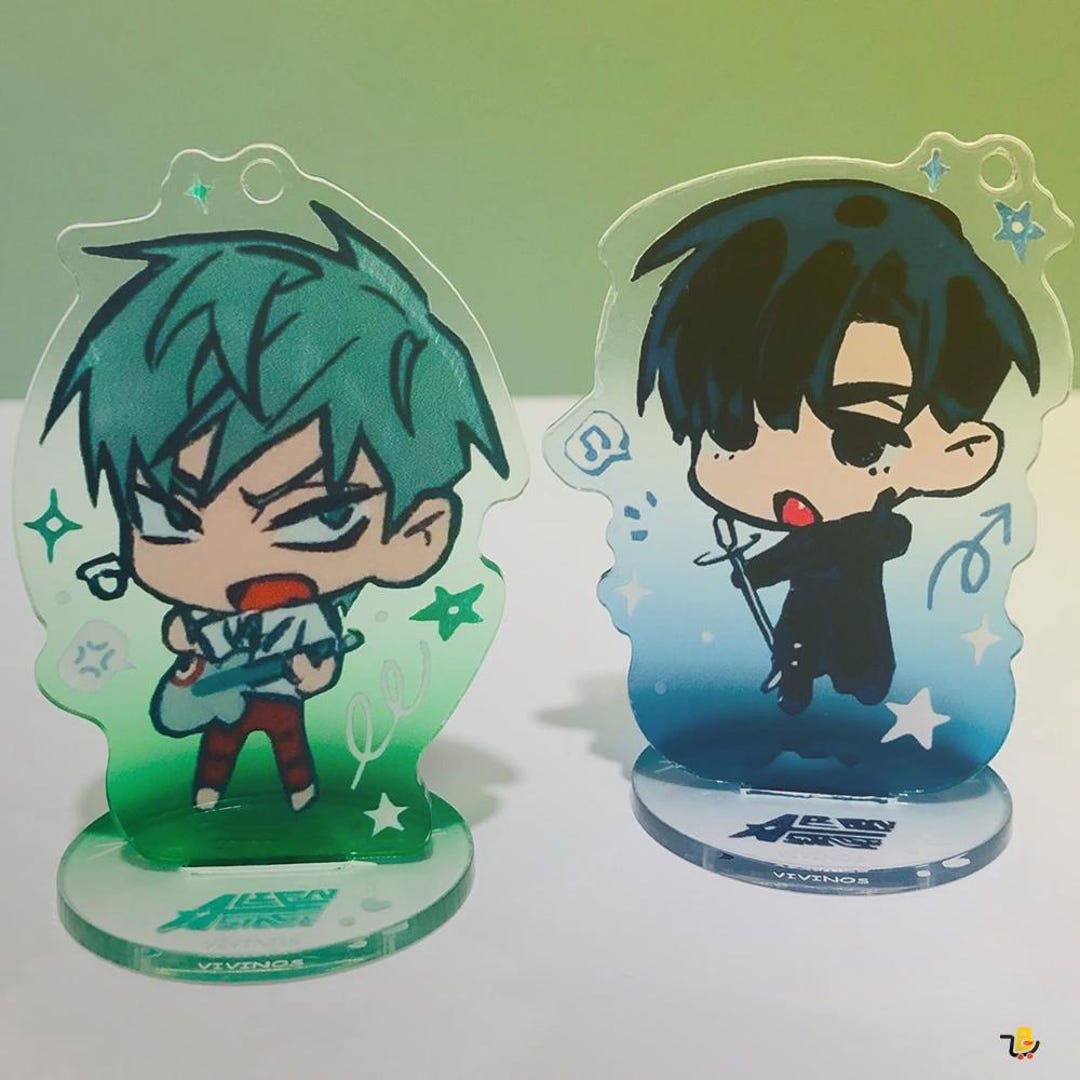ALIEN STAGE Ivan & Till Acrylic Skeychain Set Cute - Etsy