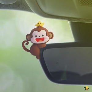 Cartoon Monkey Car Ornament – Cute