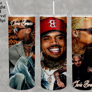 Chris Brown  Tumbler design 20oz (Only digital product)