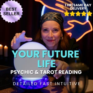 Your Future Life Psychic Reading - Life Purpose Reading, Tarot Cards Reading, Fast Psychic Reading, Life Path Reading, Life Destiny, Medium