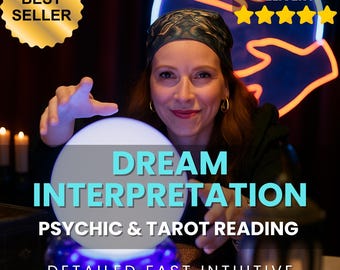 Lectura de Tarot de los Sueños - Análisis de la Interpretación de los Sueños, Lectura Psíquica, Lectura de Cartas del Tarot, Significado de los Sueños, Misma Hora, Lectura de Tarot Honesta