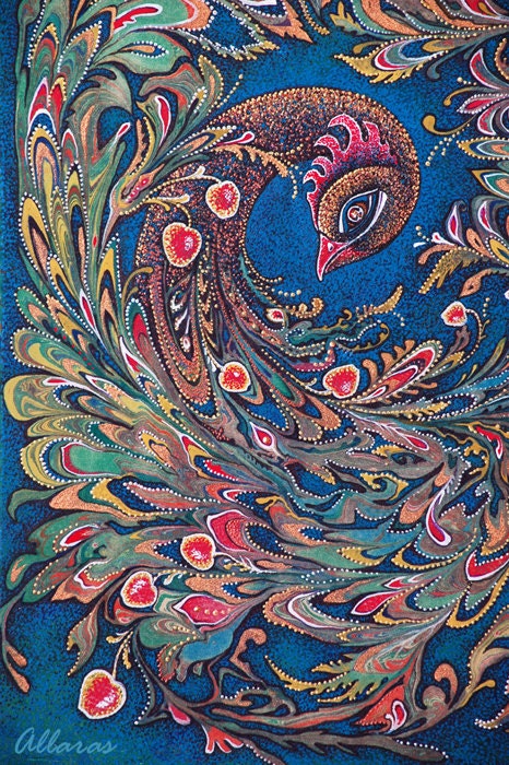 Original Painting on Silk enchanted Apples. - Etsy