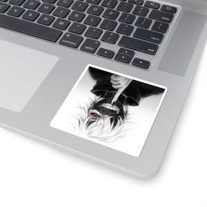Kiss-Cut Stickers for Anime Lovers, Decorative Laptop Decals, Unique Art Stickers, Perfect for Gifts, Aesthetic Home Decor