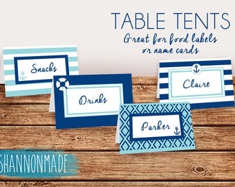 Nautical Food Labels - Etsy