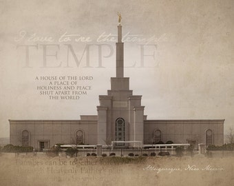 Albuquerque Lds Temple Etsy
