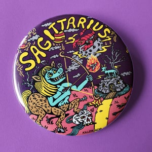 Sagittarius Button