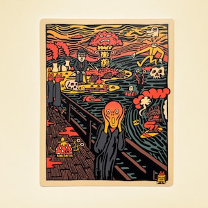 The Scream Killer Acid Sticker