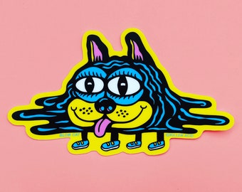 Blob Cat Killer Acid Sticker