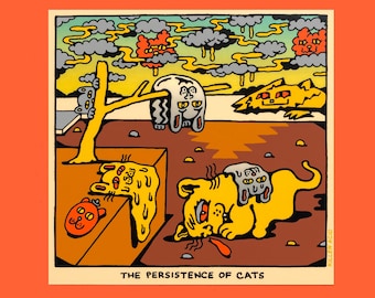 The Persistence of Cats Killer Acid Sticker