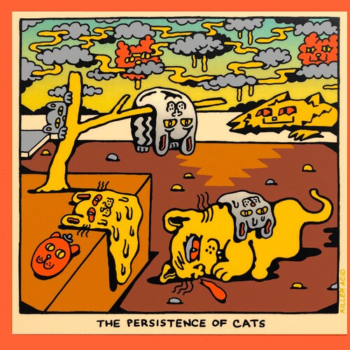 The Persistence of Cats Killer Acid Sticker Etsy
