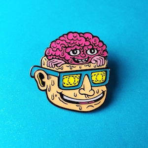 Head Popper Enamel Pin