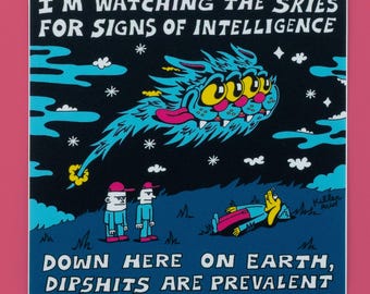 Signs of Intellegence Sticker