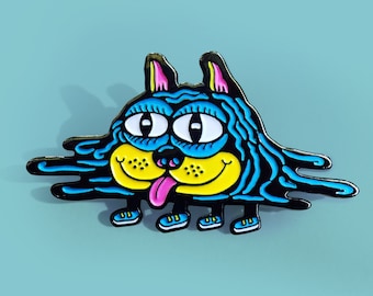Blob Cat Enamel Pin