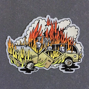 SUV on Fire Patch