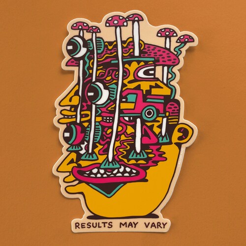 Killer Acid Results May Vary Sticker Etsy