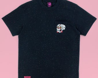 Black Skull Pocket T-Shirt