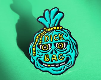 Dick Bag Enamel Pin