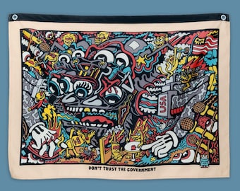 Don't Trust The Government Banner