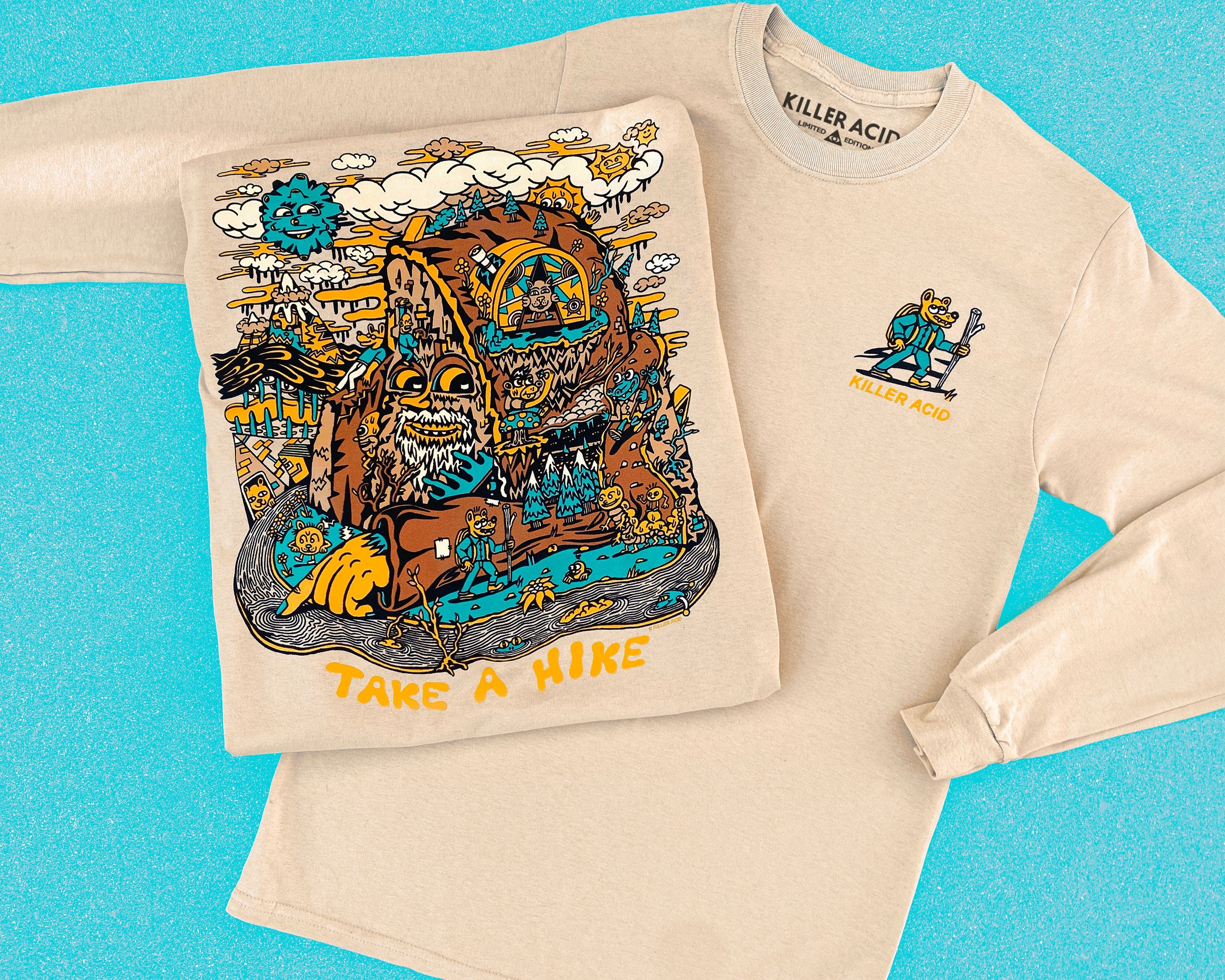 Killer Acid Take A Hike Long Sleeve Tee Killer Acid Take A Hike Long Sleeve Tee