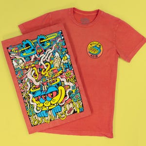 Cat Fantasy Orange T-Shirt