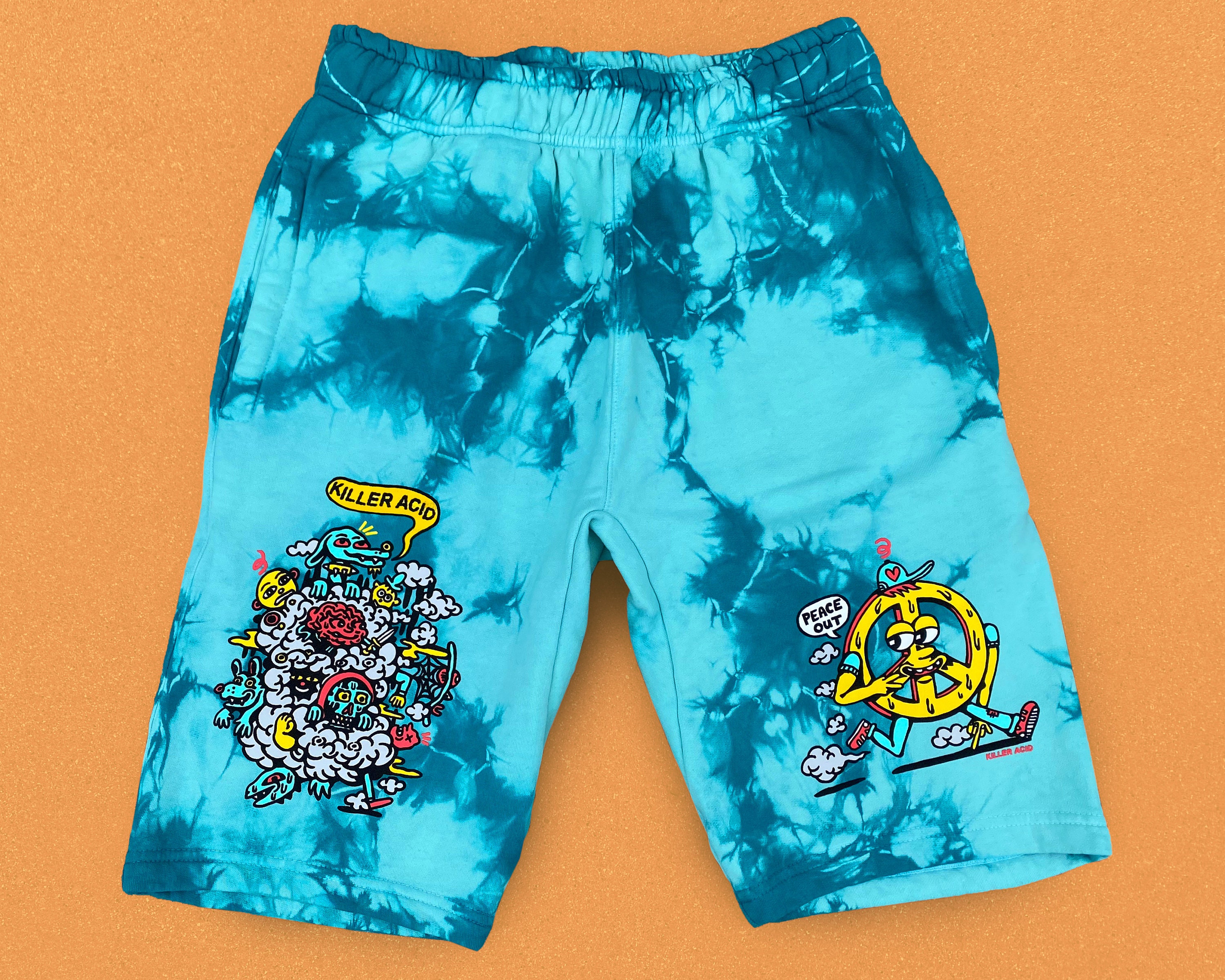 Peace Out Killer Acid Shorts | Etsy 