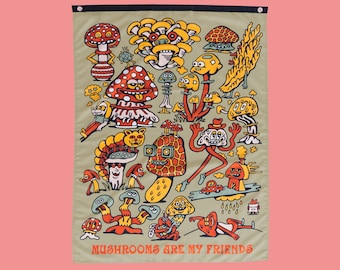 Mushroom Friends Banner