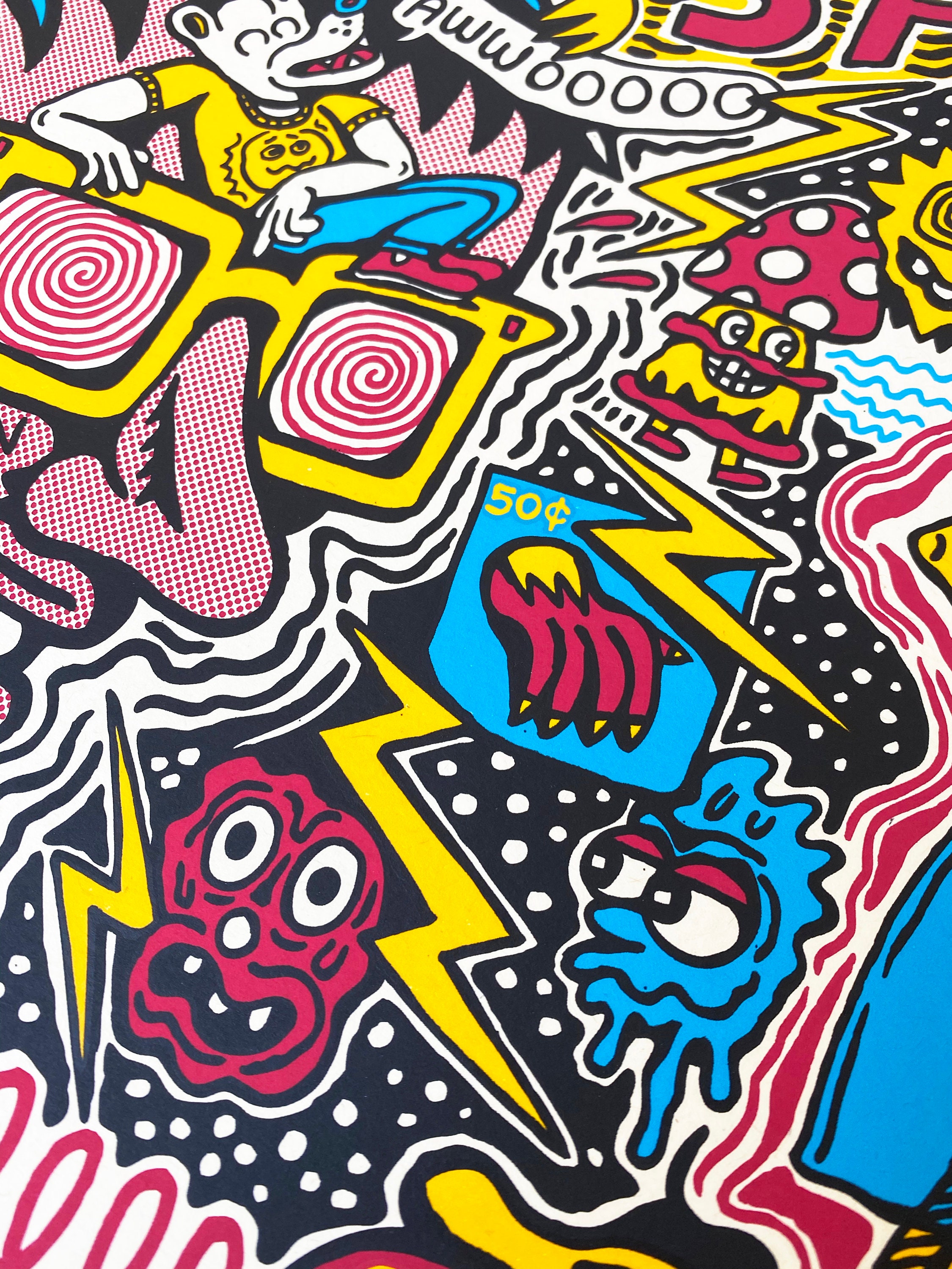 Xray Vision 4 Color Screen Print Etsy