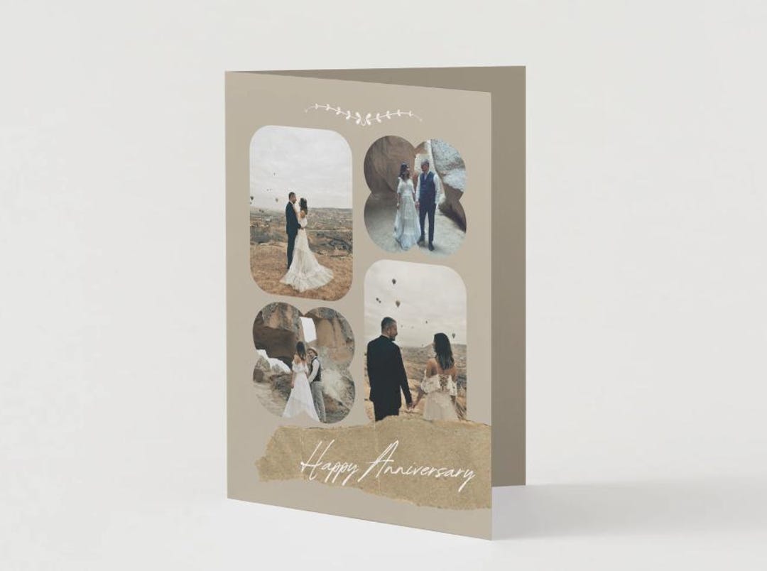 Custom Anniversary Card - Etsy