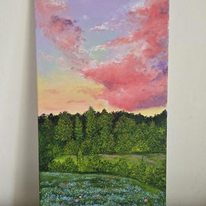 The colorful sky