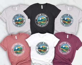 Custom Camp Shirt: Personalized Camping Reunion Tee