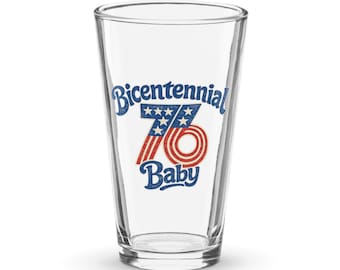 Vaso de pinta Baby Shaker del Bicentenario: ¡para quienes nacieron o disfrutan de la vida en 1976! ¡Salud!
