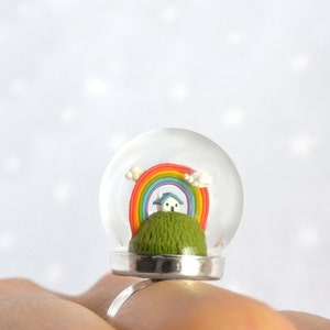 Miniaturowe terrarium firmy Bague. Petite Maison avec arc-en-ciel i nowe informacje na temat świata.