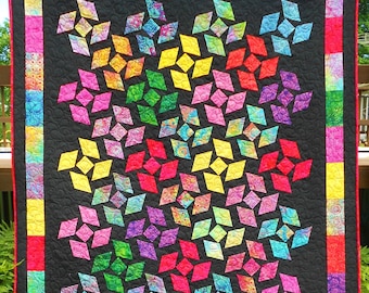 Twilight Tango Quilt Anleitung = PDF SOFORT-DOWNLOAD