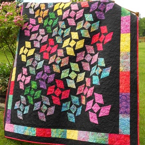 Twilight Tango Quilt Pattern = PDF INSTANT DOWNLOAD