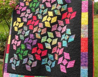 Twilight Tango Quilt Pattern = PDF INSTANT DOWNLOAD