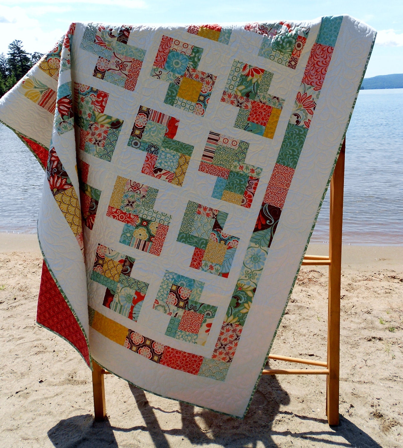 Quilt Pattern -  Danish Delights Layer Cake Quilt Pattern 3 Sizes Qui…