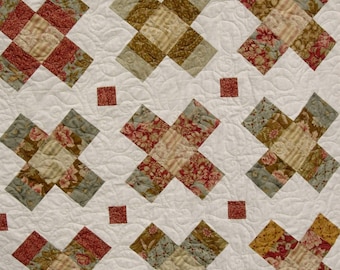 Gracie Square Quilt Pattern: Baby to King Size (PDF Download)