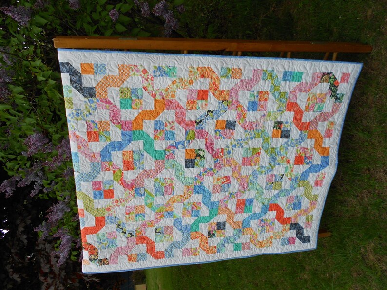 Winding Nine Patch Quilt Pattern Layer Cake or Jelly Roll Friendly ...