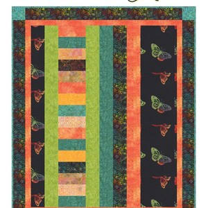 Urban Utopia Quilt Pattern - Modern - Quick - Easy - Great for Super Large Prints PDF INSTANT DOWNLOAD