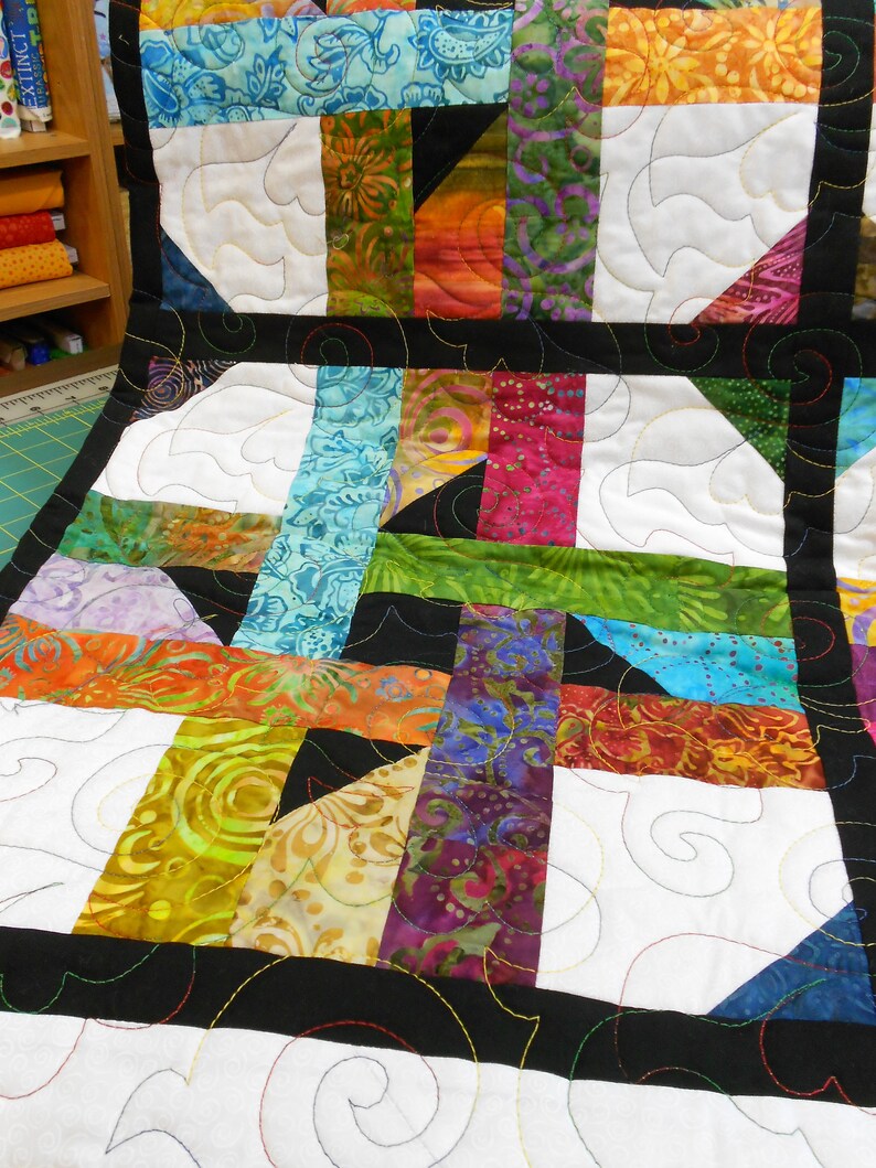 Jelly Roll Quilt Pattern Star Jam Quilt Pattern Sizes Etsy