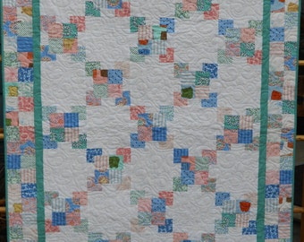 Baby Quilt Pattern - A Charmed Life - All sizes -  Charm Squares, Layer Cake, FQ or Scrap Friendly - Hard Copy Version