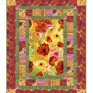 Picture This Quilt Pattern - Throw Quilt by Little Louise Designs - Super Easy! PDF INSTANT DOWNLOAD